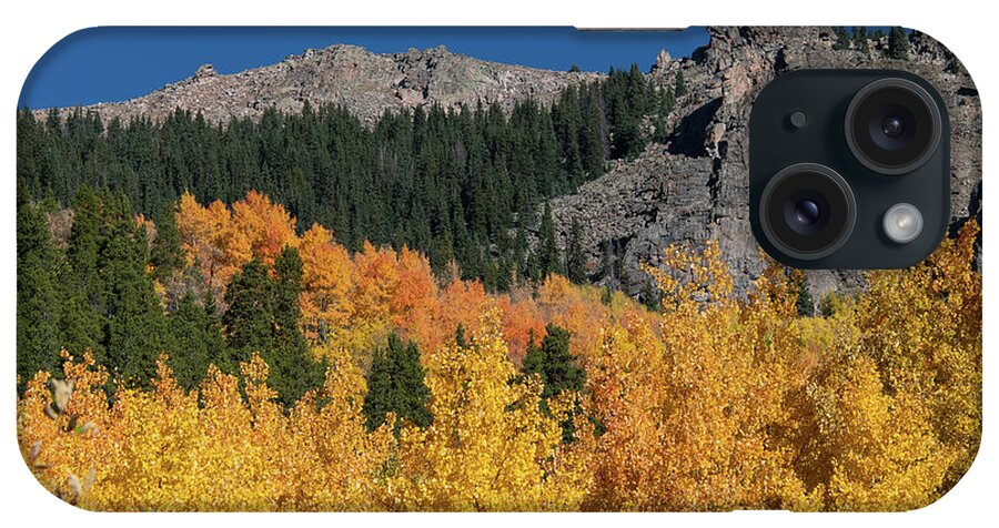 Aspen iPhone Case featuring the photograph Colorful Colorado Autumn Gold and Orange by Cascade Colors