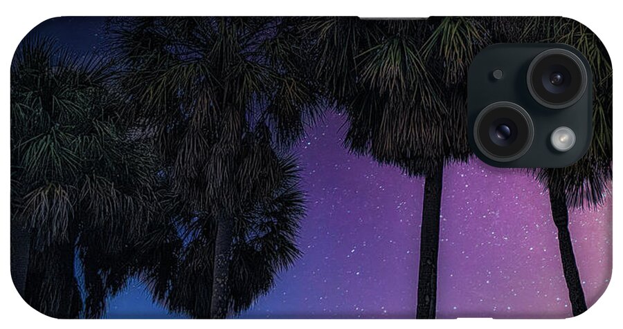 Tree iPhone Case featuring the photograph Colorful Florida Nights by Portia Olaughlin