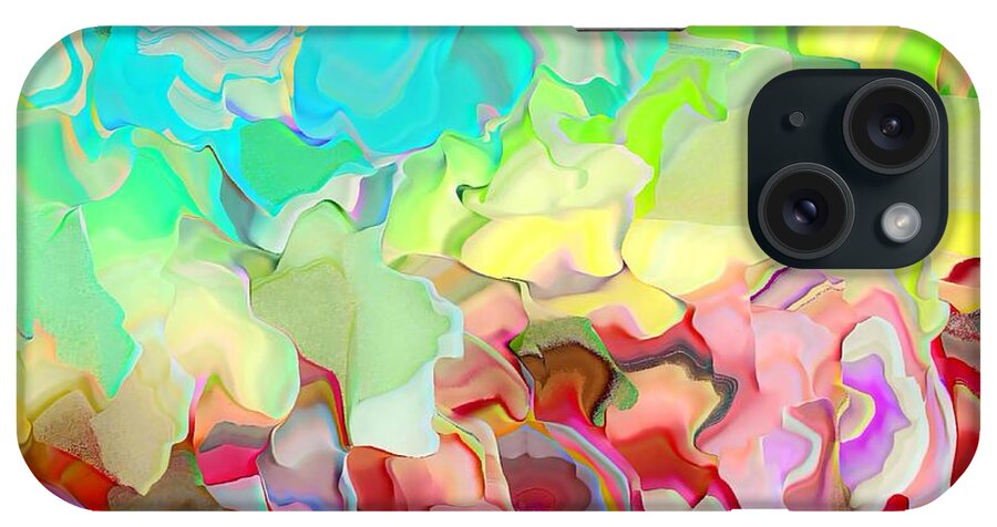 Color iPhone Case featuring the digital art Colors For Barbara by Rachel Hannah