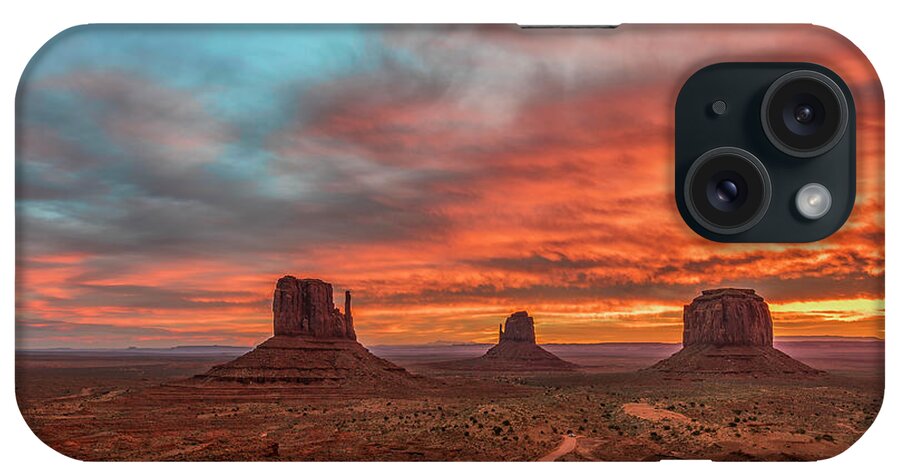 America iPhone Case featuring the photograph Colors in Monument by Jon Glaser