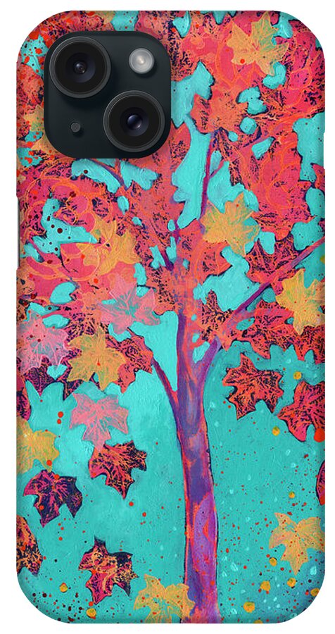Tree iPhone Case featuring the painting Colors of Autumn by Jennifer Lommers