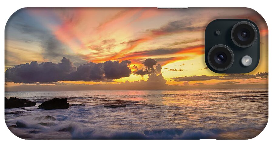 Hawaii iPhone Case featuring the photograph Colors of Secret Beach by Jennifer Ludlum