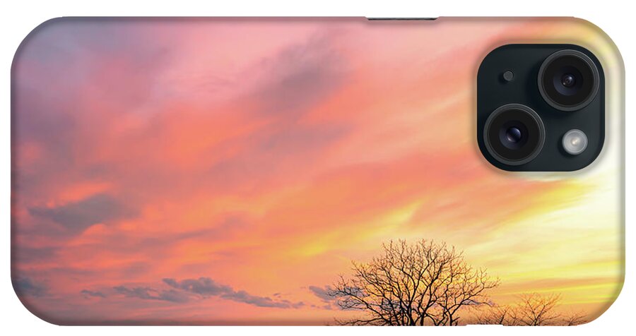 Color iPhone Case featuring the photograph Colors over the Preserve by Jason Fink