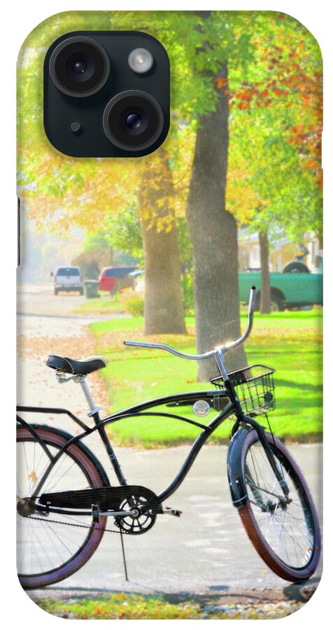 Columbus iPhone Case featuring the photograph Columbus Retro Bicycle by Craig J Satterlee