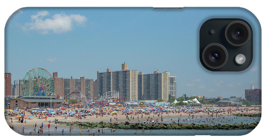 Coney Island iPhone Case featuring the photograph Coney Island 2020 by Cate Franklyn