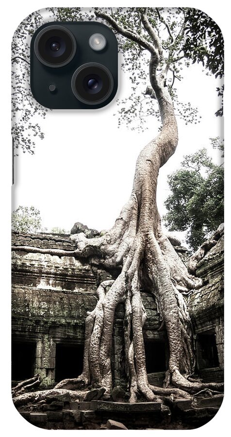 Cambodia iPhone Case featuring the photograph Conquest of Nature by Mark Gomez