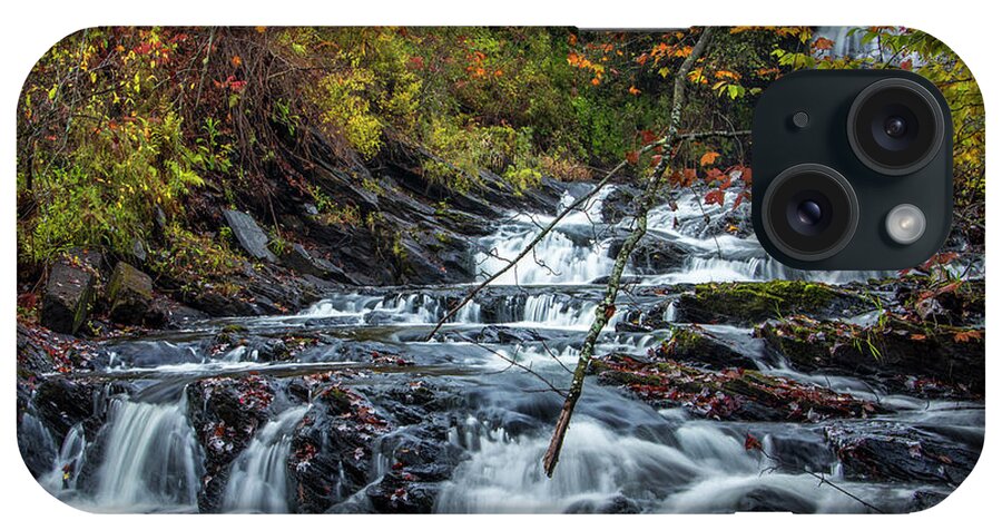 Conrad iPhone Case featuring the photograph Conrad Mills Falls Autumn by White Mountain Images