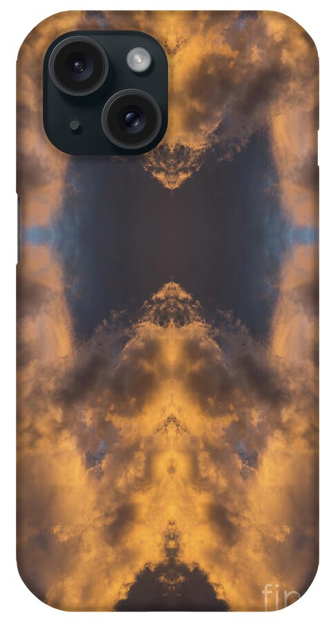 Clouds iPhone Case featuring the digital art Convergence of air and light by Adriana Mueller