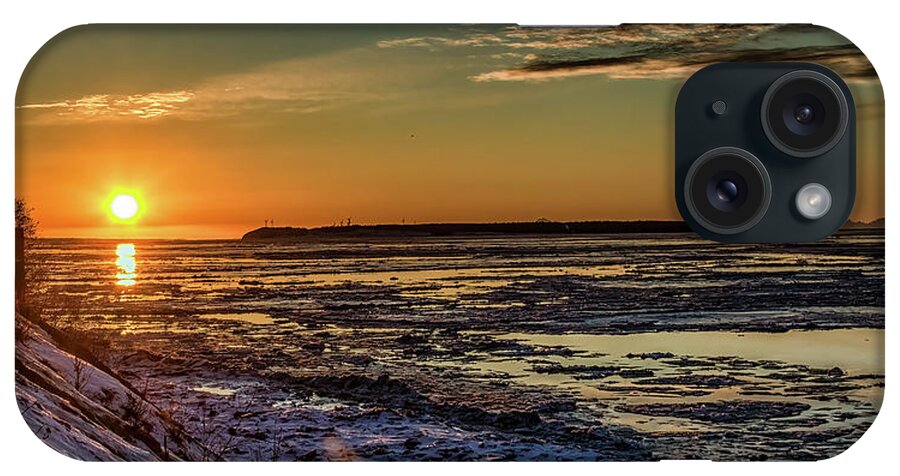  iPhone Case featuring the photograph Cook Inlet Sunset Alaska by Michael W Rogers