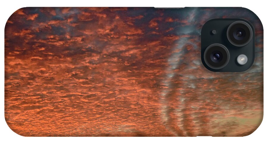 Sky iPhone Case featuring the photograph Cool December Sky by Monika Salvan