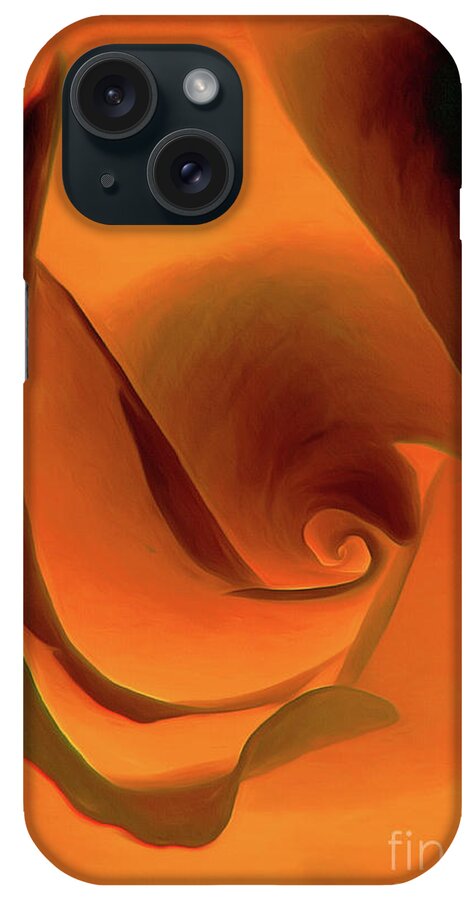 Copper iPhone Case featuring the photograph Copper Rose Art by Scott Cameron