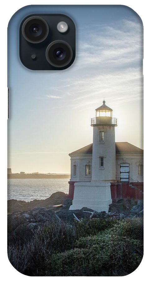 2018 iPhone Case featuring the photograph Coquille River Lighthouse, OR by Gerri Bigler