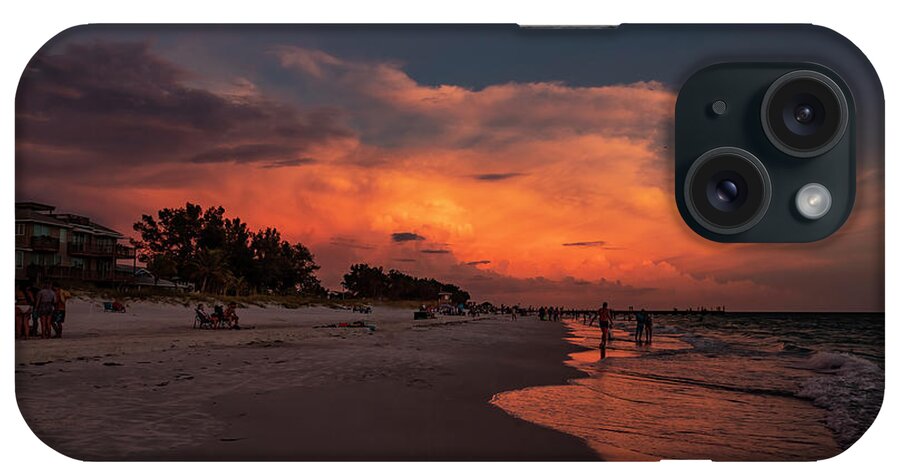 Anna Maria Island iPhone Case featuring the photograph Coquina Beach Clouds 2 by ARTtography by David Bruce Kawchak