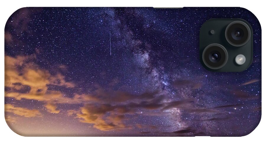 Milky Way iPhone Case featuring the photograph Cosmic Traveler by Darren White