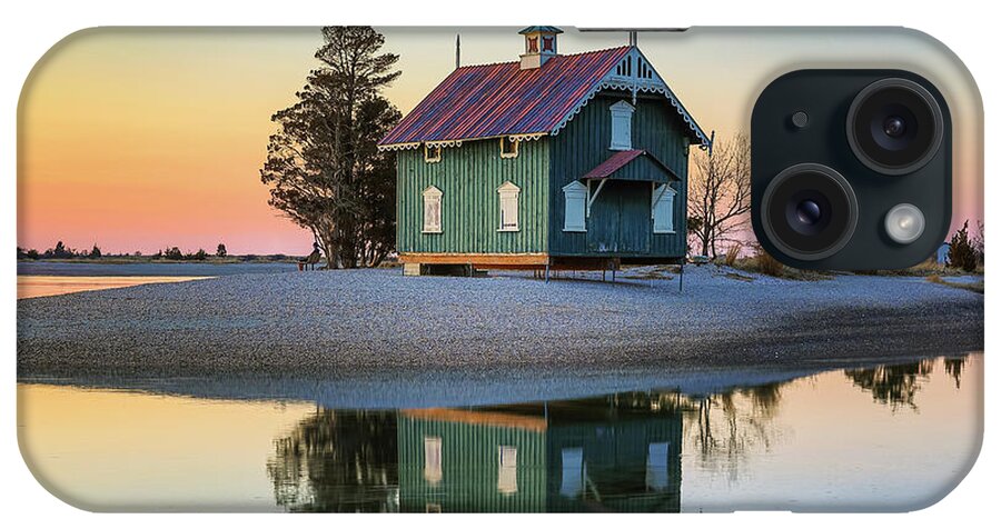 Cottage iPhone Case featuring the photograph Cottage in Calm Waters by Sean Mills