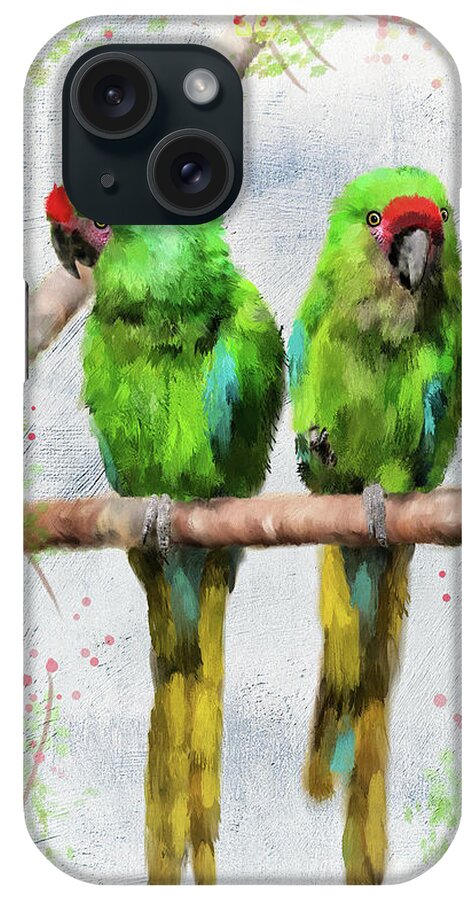 Bird iPhone Case featuring the digital art Could This Be Love by Lois Bryan