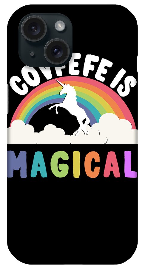 Funny iPhone Case featuring the digital art Covfefe Is Magical by Flippin Sweet Gear