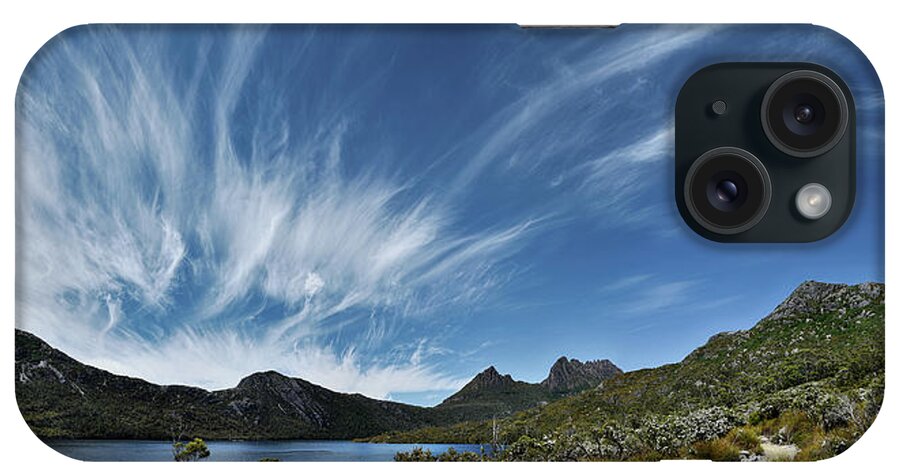 Cradle Mountain iPhone Case featuring the photograph Cradle Mountain panorama by Andrei SKY