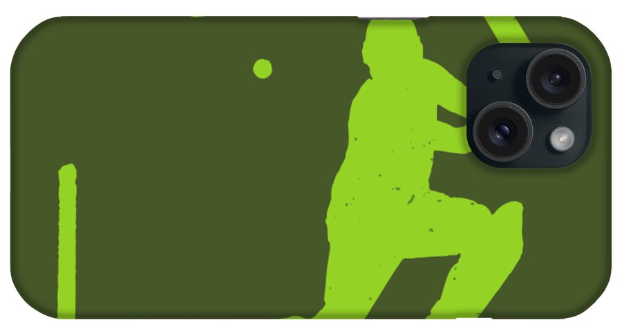 Cricket iPhone Case featuring the digital art Cricket Gift Cricket Is My First Love by Jeff Creation