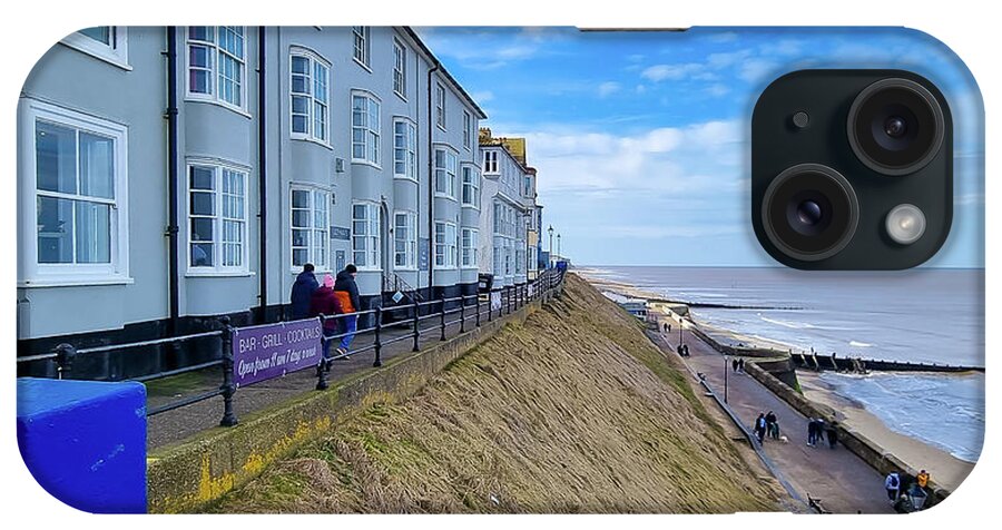 Cromer iPhone Case featuring the photograph Cromer West Cliffs and Esplanade by Gordon James