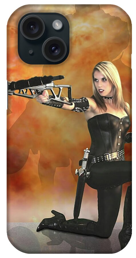 Crossbow iPhone Case featuring the photograph Crossbow Heroine by Jon Volden