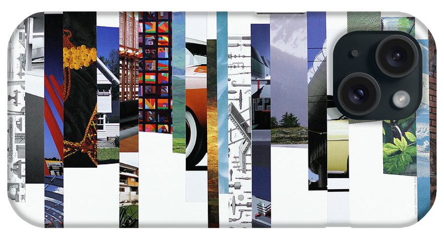 Collage iPhone Case featuring the photograph Crosscut#122 by Robert Glover
