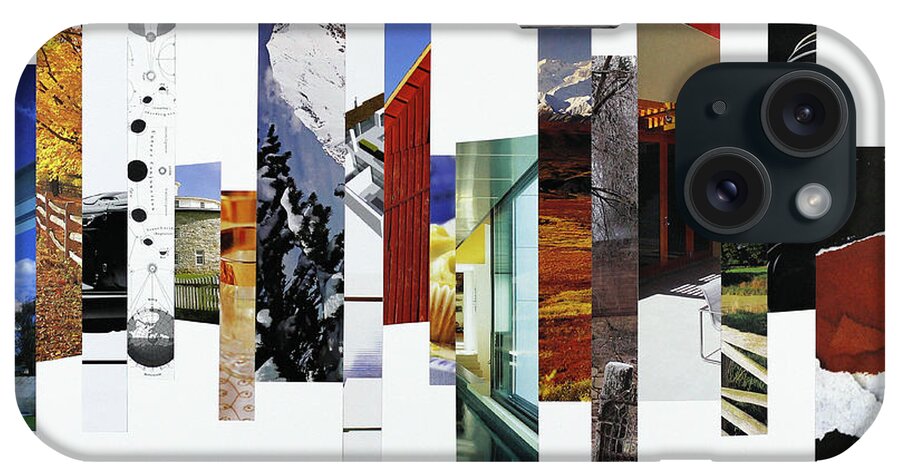 Collage iPhone Case featuring the photograph Crosscut#124 by Robert Glover