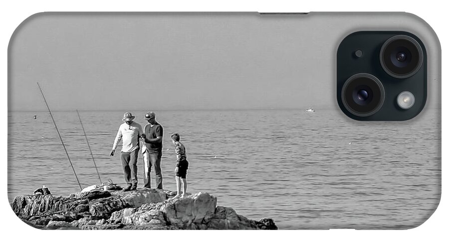 Striper iPhone Case featuring the photograph Dad, She's A Keeper by Deb Bryce