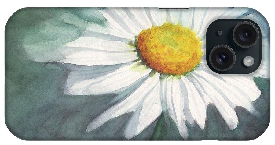Daisy iPhone Case featuring the painting Daisy by Vicki B Littell