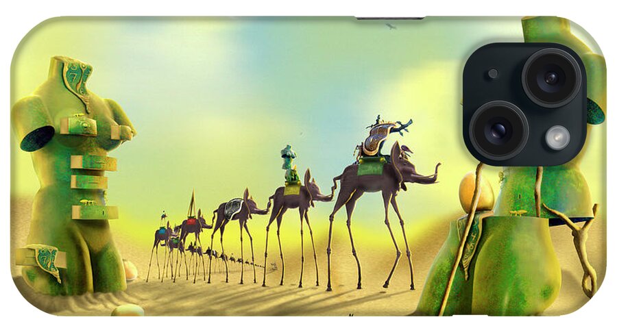 Surrealism iPhone Case featuring the photograph Dali on the Move by Mike McGlothlen