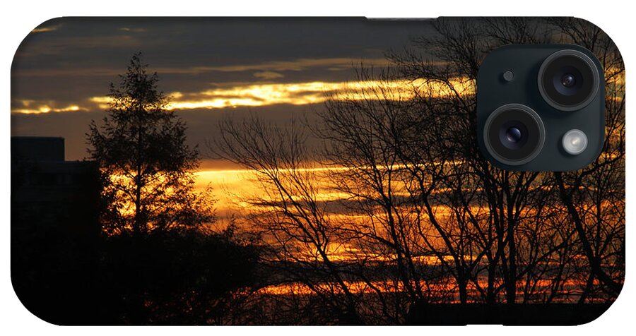 Morning iPhone Case featuring the photograph Dawn Flag February 17 2021 by Miriam A Kilmer