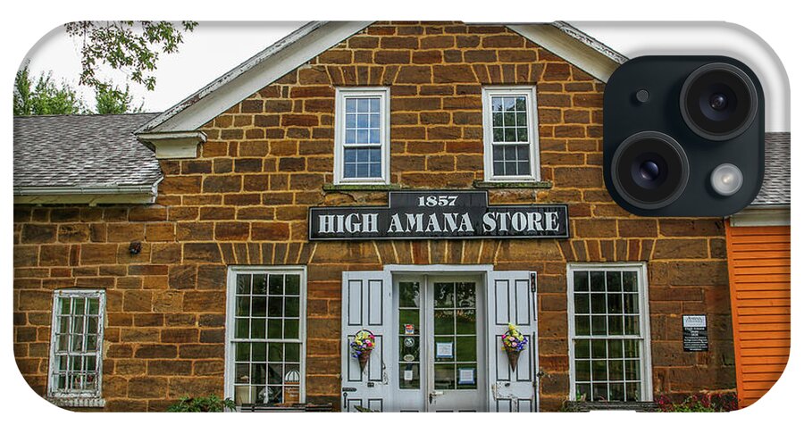 Amana Colonies iPhone Case featuring the photograph The High Amana Store by Lynn Sprowl