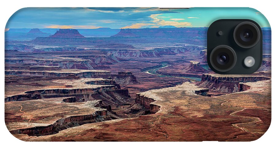 Dead Horse Canyon iPhone Case featuring the photograph Dead Horse Canyon by Allen Carroll