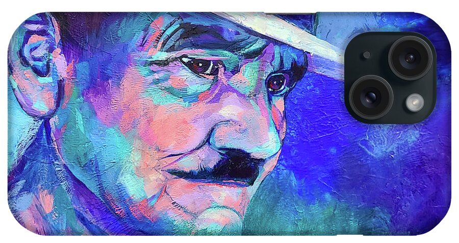 Bold Portrait Painting iPhone Case featuring the painting Dear Old Man by Luzdy Rivera