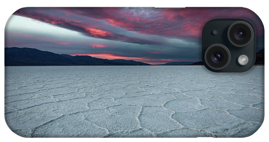 Death Valley iPhone Case featuring the photograph Deathly Sunset by Erin Marie Davis