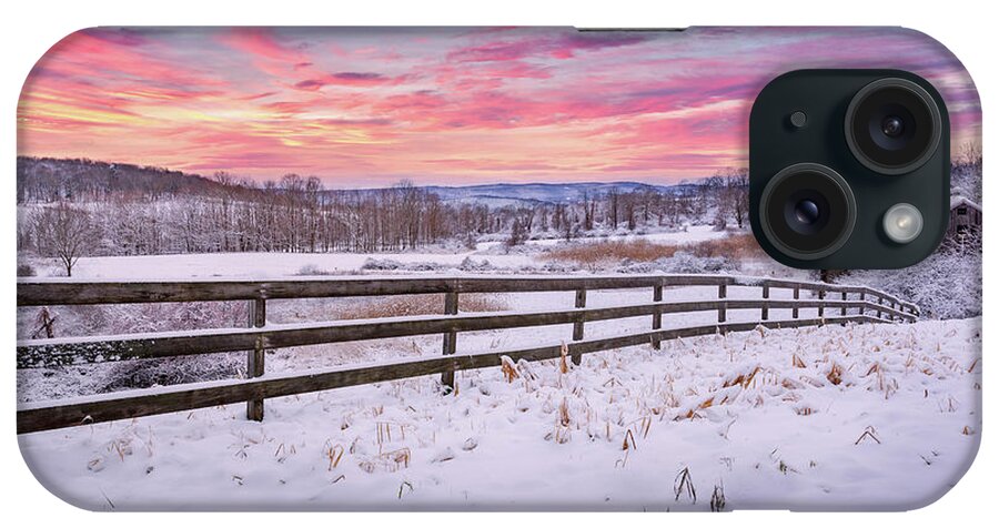 Rural America iPhone Case featuring the photograph December Sunset by Bill Wakeley