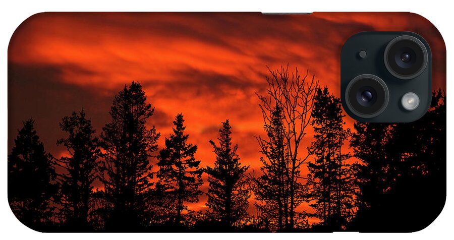 December iPhone Case featuring the photograph December Sunset on Appalachian Trail Pennsylvania by David Dehner
