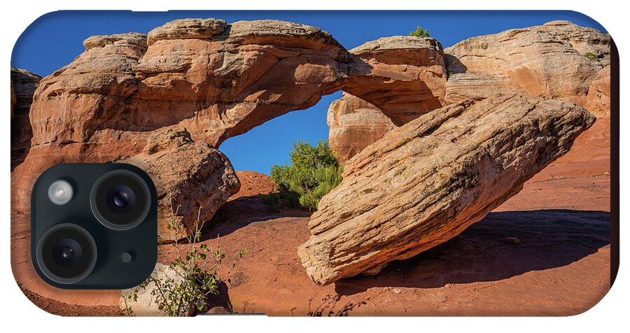 Arches National Park iPhone Case featuring the photograph Defying Gravity by Ron Long Ltd Photography