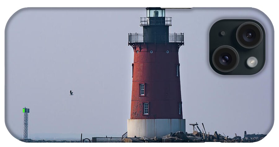 Lighthouse iPhone Case featuring the photograph Delaware Breakwater East End Lighthouse by Rose Guinther