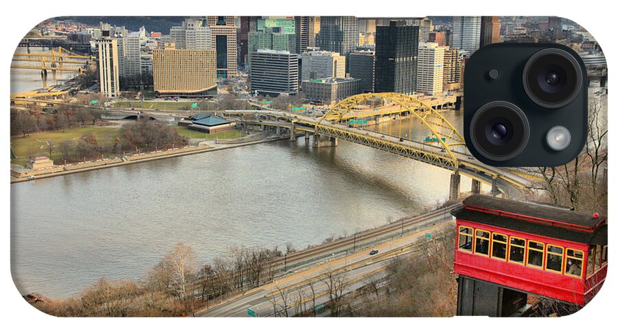 Pittsburgh iPhone Case featuring the photograph Descending To The Steel City In 2021 by Adam Jewell