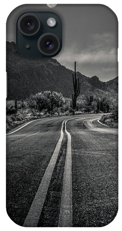 Road iPhone Case featuring the photograph Desert Highway by Kevin Schwalbe