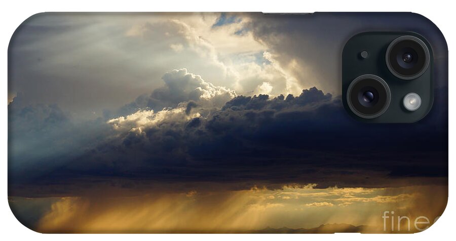 Thunderstorm iPhone Case featuring the photograph Desert storm 2 by Ken Kvamme