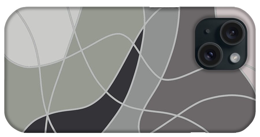 Abstract iPhone Case featuring the digital art Digital Art 143 by Angie Tirado