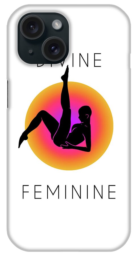 Divine Feminine iPhone Case featuring the digital art Divine Feminine 1 by Terry Bill