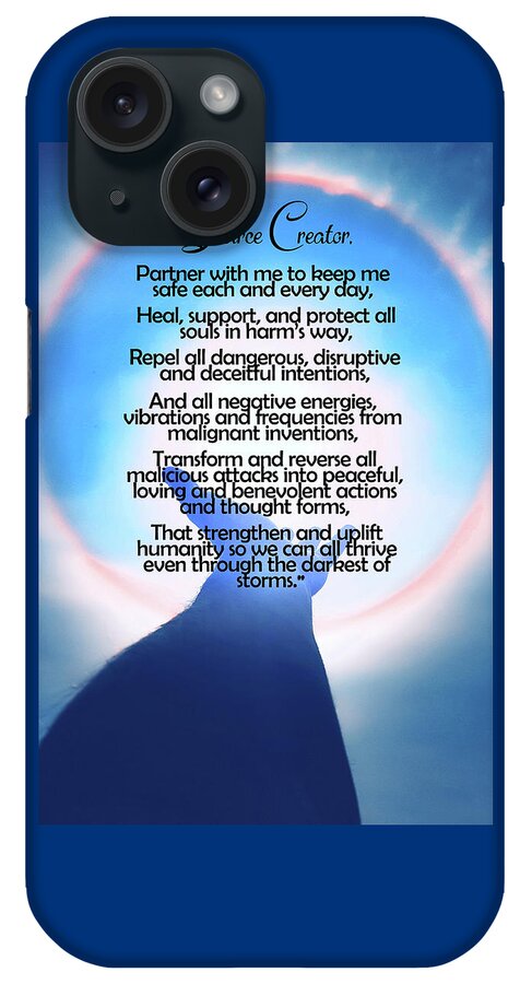 Daily Prayer Requests iPhone Case featuring the photograph Divine Protection_2 by Az Jackson