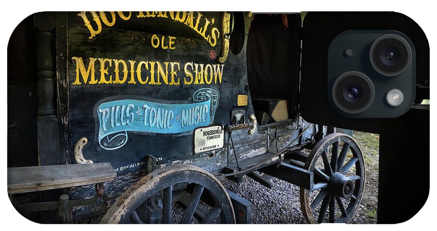 Carriage iPhone Case featuring the photograph Doc Randall's Ole Medicine Show carriage by Shelia Hunt