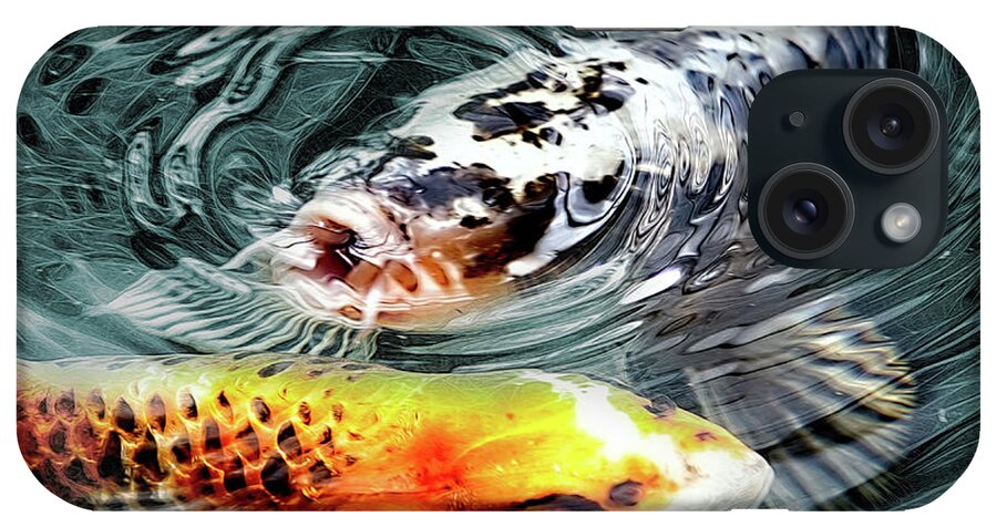 Koi iPhone Case featuring the photograph Don't Be Koi by Michael Frank
