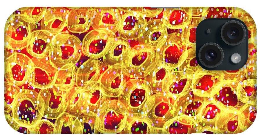 Donut Cherries Sprinkled With Delight iPhone Case featuring the digital art Donut Cherries Sprinkled with Delight by Susan Fielder