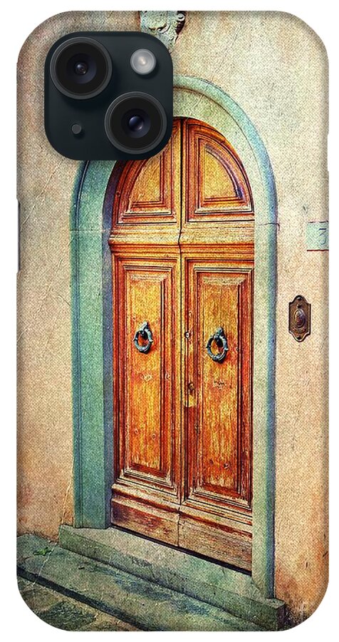 Doors iPhone Case featuring the photograph Door 3 - The Magic of Wood by Ramona Matei