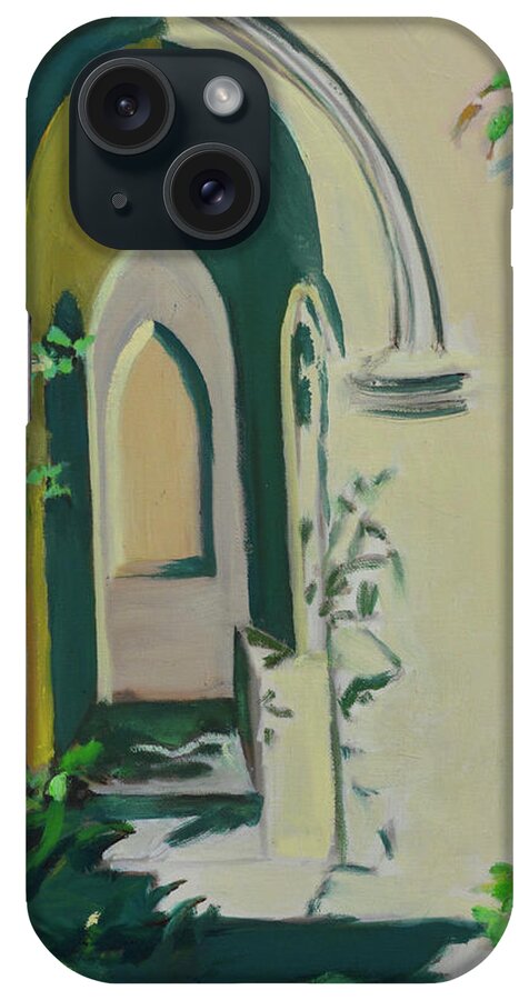 Entrance iPhone Case featuring the painting Doorway by Julie Todd-Cundiff